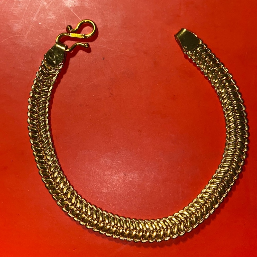 Gold Toned #14 Bracelet